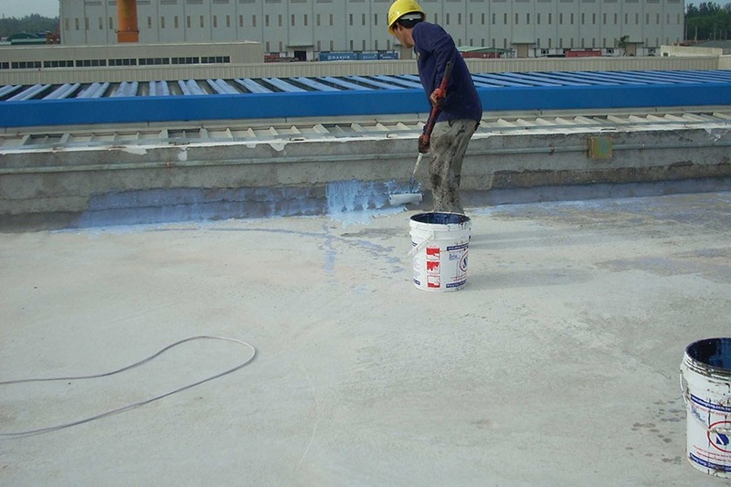 Chống thấm bằng hóa chất/sơn chống thấm gốc polyme lỏng
